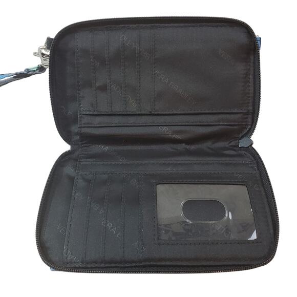 Vera Bradley Perfectly Floral All In One Crossbody RFID Phone Wallet Fits IPHONE - Picture 7 of 11